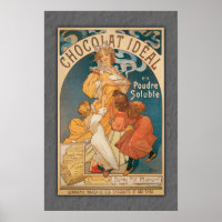 Chocolat Idéal Coca Vintage Art Nouveau