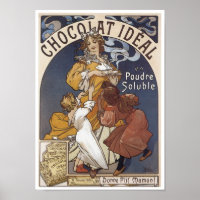 Chocolat Ideal Vintage Ad