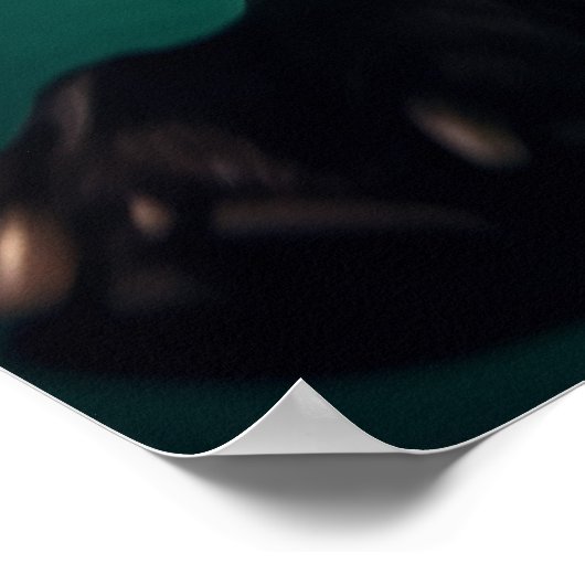 Poster Chocolat Lab Plongée sous l'eau (Coin)