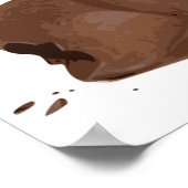 Poster Chocolat lapins lapins de Pâques, mais mal (Coin)