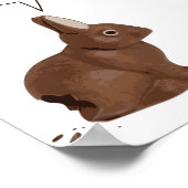 Poster Chocolat lapins lapins de Pâques, mais mal (Coin)