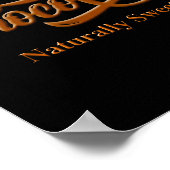 Poster Chocolat Naturellement Sucré Tee Proud-black Femme (Coin)