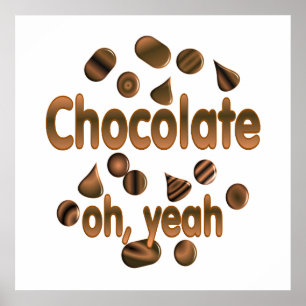 Poster Chocolat oh, ouais