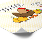 Poster Chocolat poop drôle design (Coin)