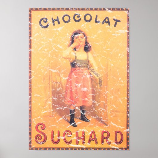 Poster Chocolat Suchard en détresse (Devant)