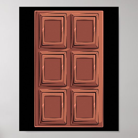 Poster Chocolate Bar S'mores Costume Group Camping (Devant)