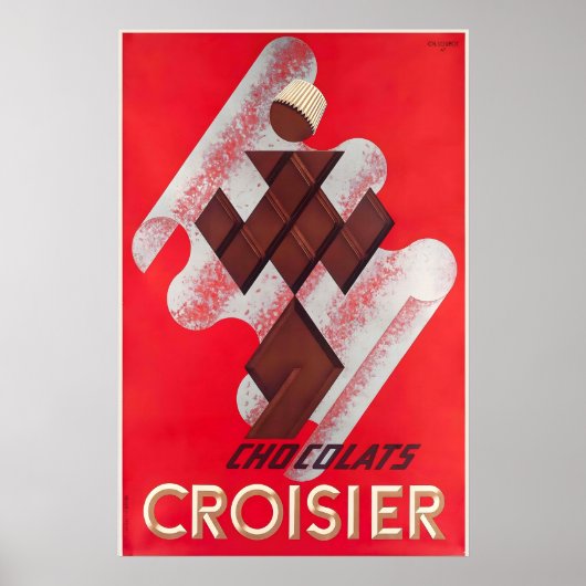 Poster Chocolate Dessert Sweets Drinks Kitchen Food (Devant)