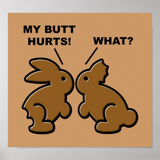 Poster Chocolate Hurts (Voorkant)