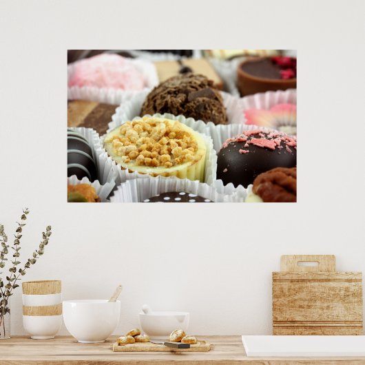 Poster Chocolats de luxe (Cuisine)