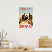 Poster Chocolats suisses MILKA SUCHARD Sur Le Sommet De L (Cuisine)