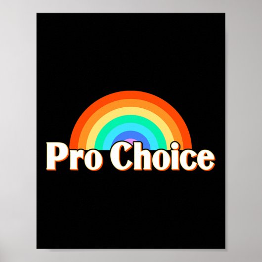 Poster Choice Pro Feminism Pro Femmes (Devant)