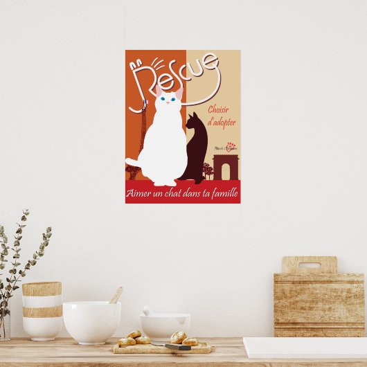 Poster Choisir d'adopter (Cuisine)