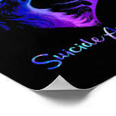 Poster Choisir De Continuer À Faire Connaître Le Suicide  (Coin)