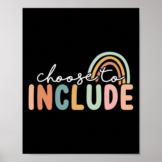 Poster Choisir D'Inclure L'Autisme Enseignant De L'Éducat (Devant)