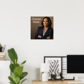 Poster Choisir l'espoir (Bureau à domicile)