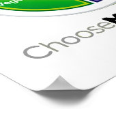 Poster Choisir ma plaque (blanche) (Coin)