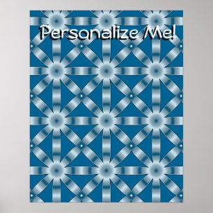 Poster Choisir n'importe quelle couleur Motif étoile répé