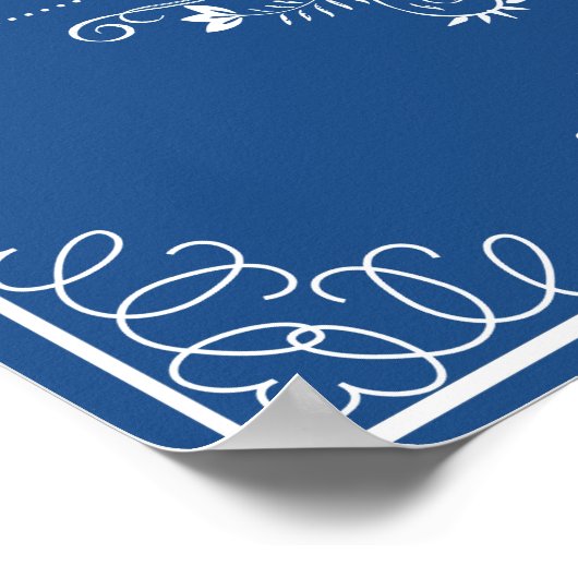 Poster Choisir un panneau mariage siège (Coin)