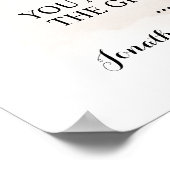 Poster Choisir un siège de chaque côté de la cérémonie Au (Coin)