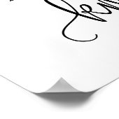 Poster Choisir Un Siège Non Pas Un Panneau Mariage Côté - (Coin)