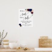 Poster Choisir un siège non pas une cérémonie mariage lat (Cuisine)