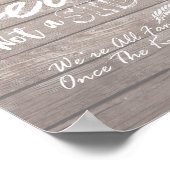 Poster Choisir Un Siège Pas Un Côté Rustique Floral Maria (Coin)