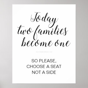 Poster Choisir Un Siège Pas Un Siège Mariage Côté Cérémon