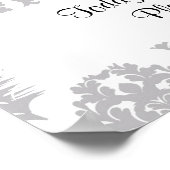 Poster Choisir un siège, pas un siège Mariage latéral (Coin)