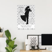Poster Choisir un siège, pas un siège Mariage latéral (Bureau à domicile)