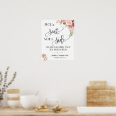 Poster Choisir un siège pas une cérémonie mariage latéral (Cuisine)