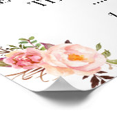 Poster Choisir un siège pas une cérémonie mariage latéral (Coin)