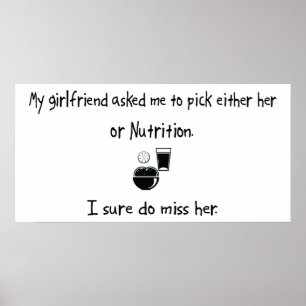 Poster Choisir une amie ou une nutrition