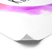 Poster Choisissez Citation de gentillesse Nuages arc-en-c (Coin)