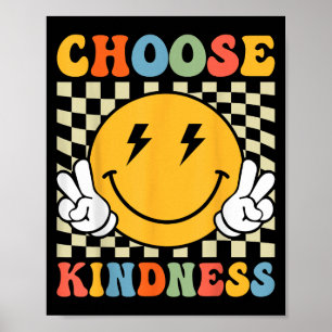 Poster Choisissez Kindness Retro Super Be Kind Inspiratio