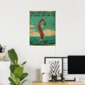 Poster Choisissez Quelque Chose D'Amusant - Décor Maison  (Bureau à domicile)