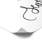 Poster Choisissez un siège de chaque côté de la cérémonie (Coin)