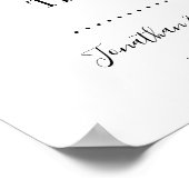 Poster Choisissez un siège et non un camp Cérémonie de ma (Coin)