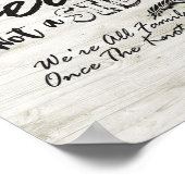 Poster Choisissez un siège et non un camp Signe de mariag (Coin)