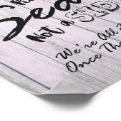 Poster Choisissez un siège et non un côté Mariage Dentell (Coin)