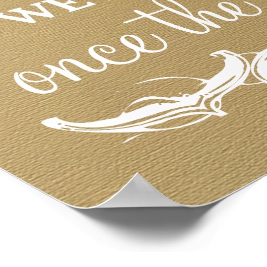 Poster Choisissez un siège pas un côté rustique chic pann (Coin)