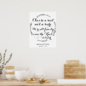 Poster Choisissez un siège, pas un panneau Mariage latéra (Cuisine)