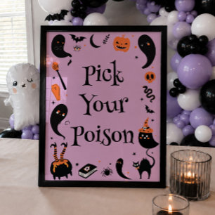 Poster Choisissez Votre Boisson Empoisonnée pour la Baby