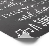 Poster Choisissez votre siège et votre Mariage de danse (Coin)