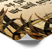 Poster Choisissez Vous Ce Jour (Joshua 24:15) (Coin)