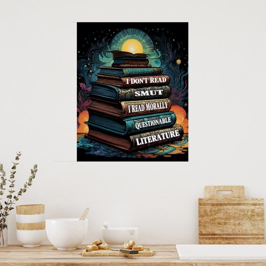 Poster Choix de livres humour (Cuisine)