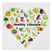 Poster choix de mode de vie sain exercice (Devant)