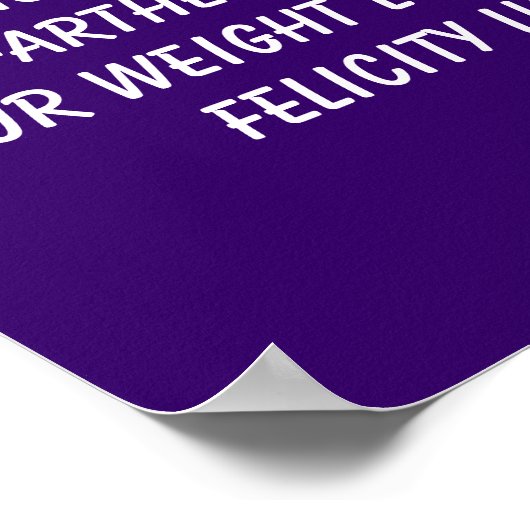 Poster Choix de perte de poids 4 (Coin)