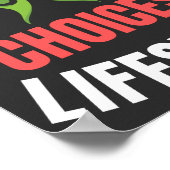 Poster Choix d'un mode de vie sain (Coin)