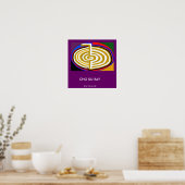 Poster CHOKURAY Gold - Symbole Reiki de base (Cuisine)
