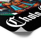 Poster Cholo Christmas - Cholo Claus - Fun Mexican Père N (Coin)